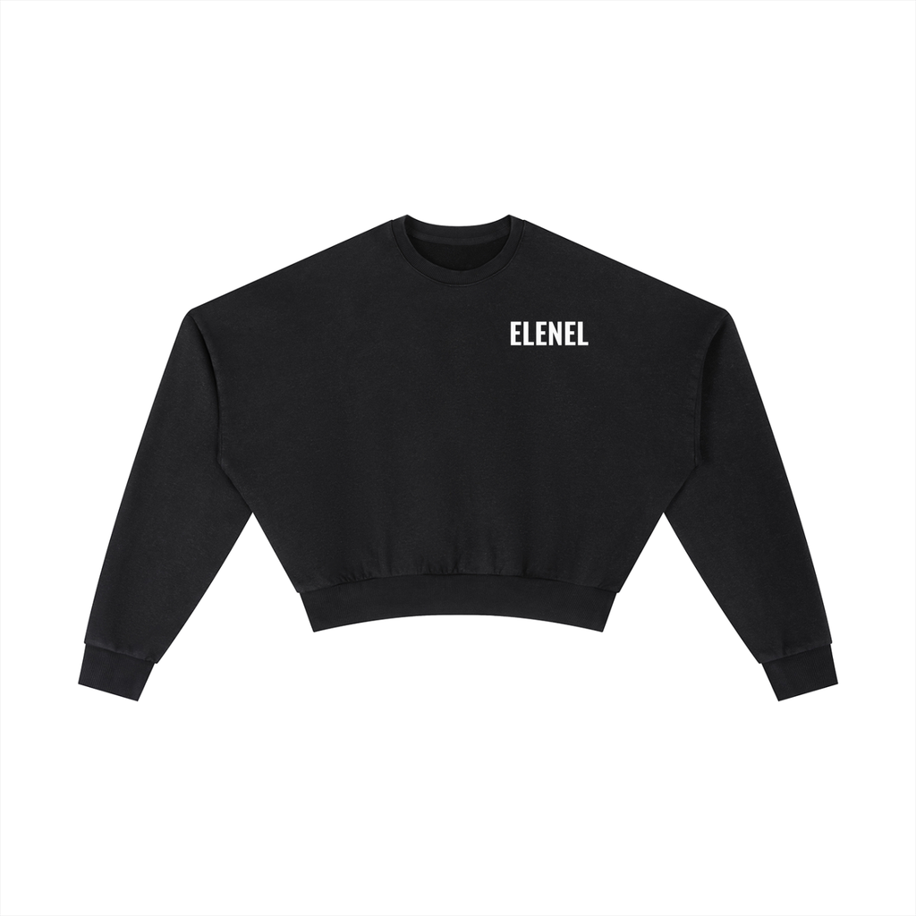 Vintage Washed Cropped Sweatshirt