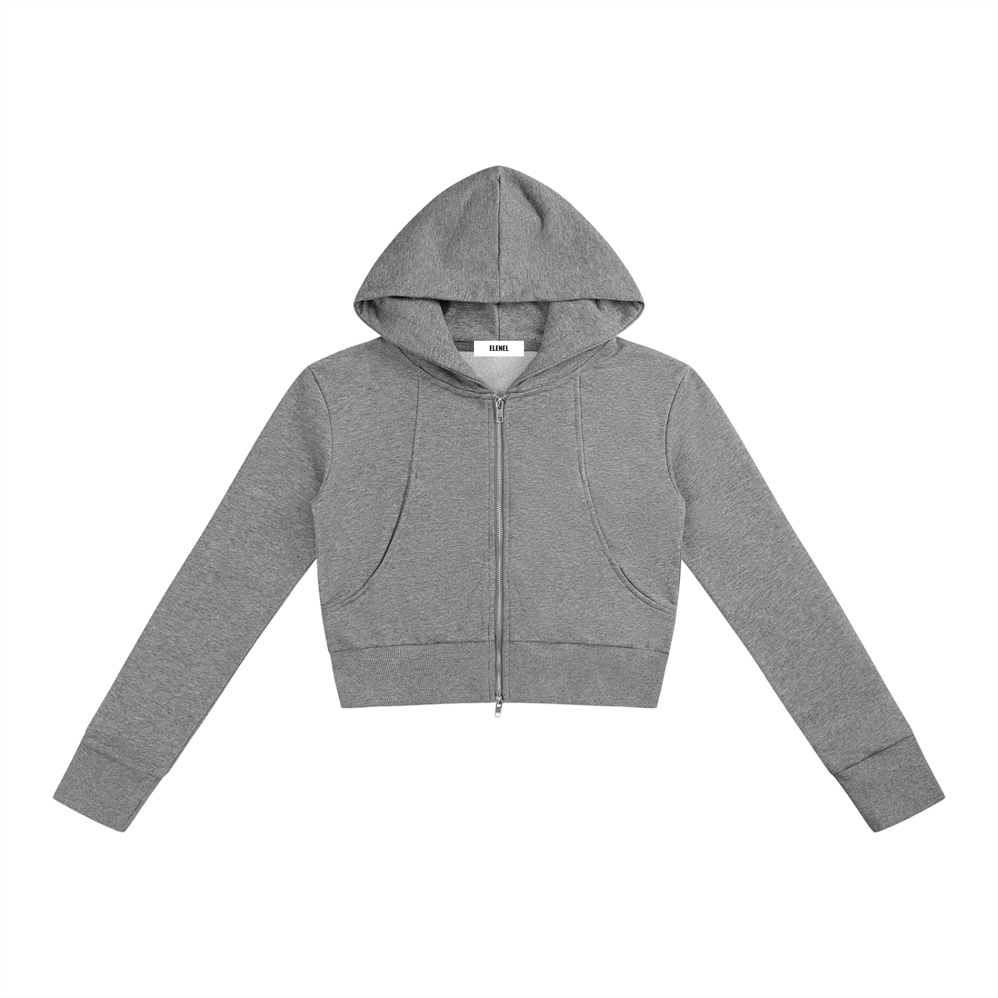 Women’s Slim Crop Full Zip Hoodie