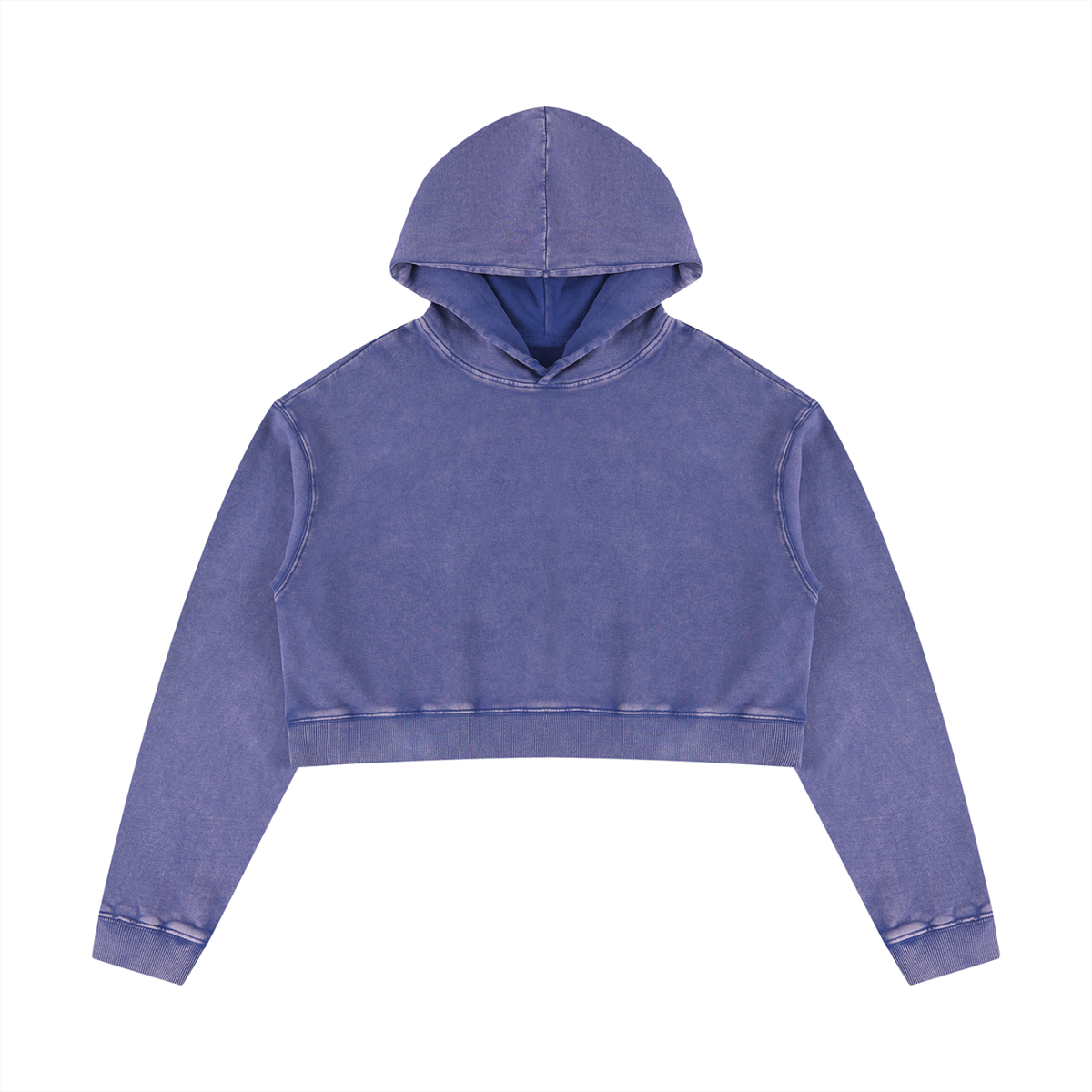 Women’s Mineral Washed Crop Hoodie