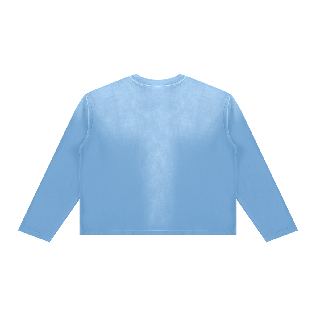 Unisex Sunfade Boxy Long Sleeve T-Shirt