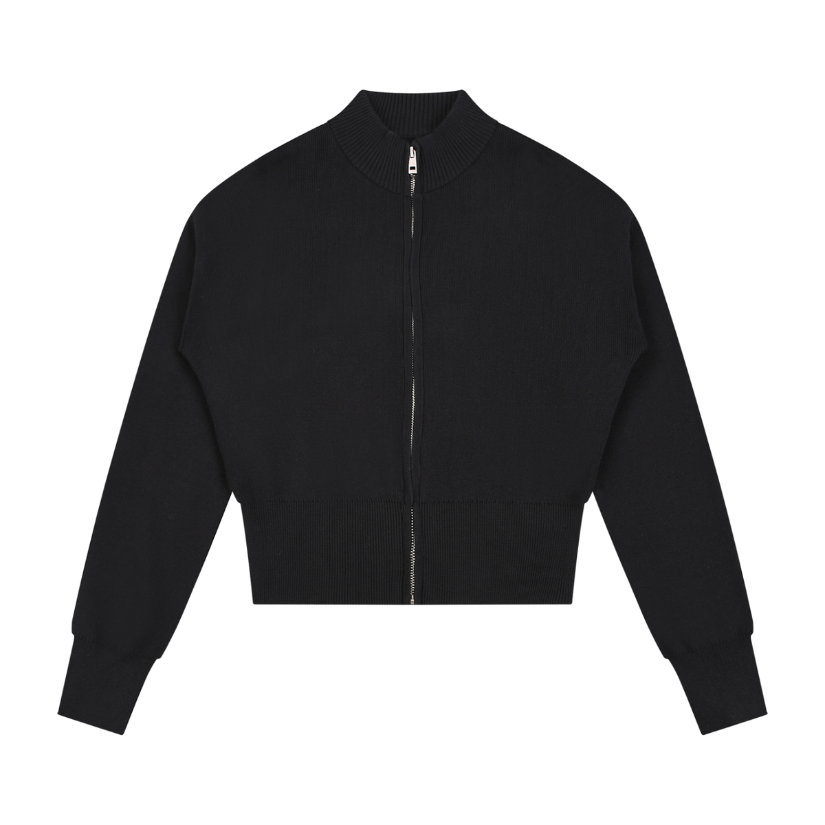 Women’s Mock Neck Zip Up Cardigan