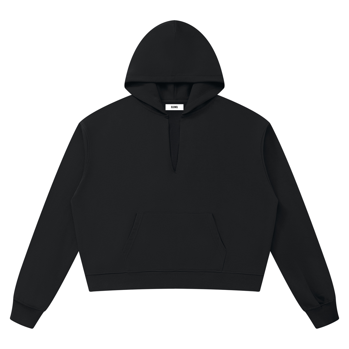 Unisex Boxy Raw Edge Hoodie