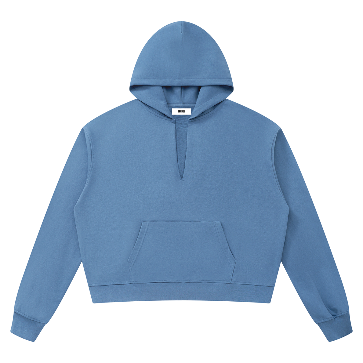 Unisex Boxy Raw Edge Hoodie