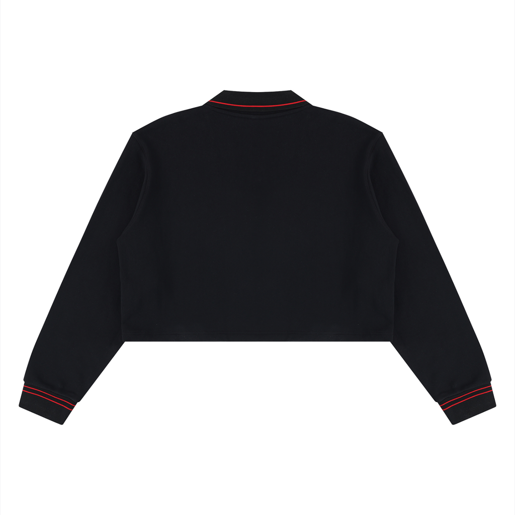 Women’s Crop Collared Sweatshirt