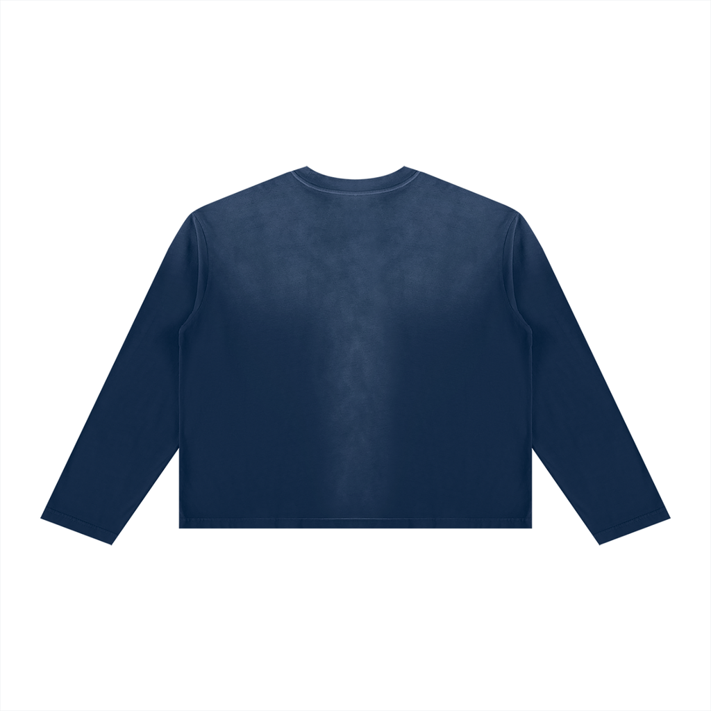 Unisex Sunfade Boxy Long Sleeve T-Shirt
