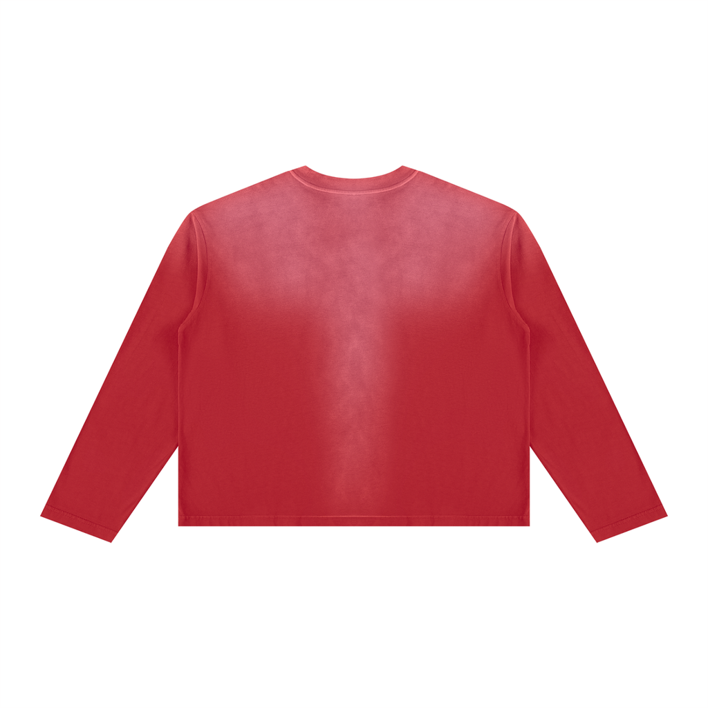 Unisex Sunfade Boxy Long Sleeve T-Shirt