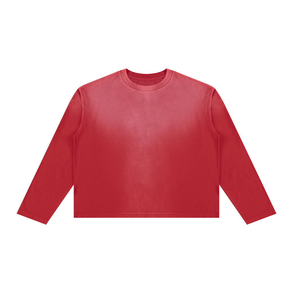 Unisex Sunfade Boxy Long Sleeve T-Shirt
