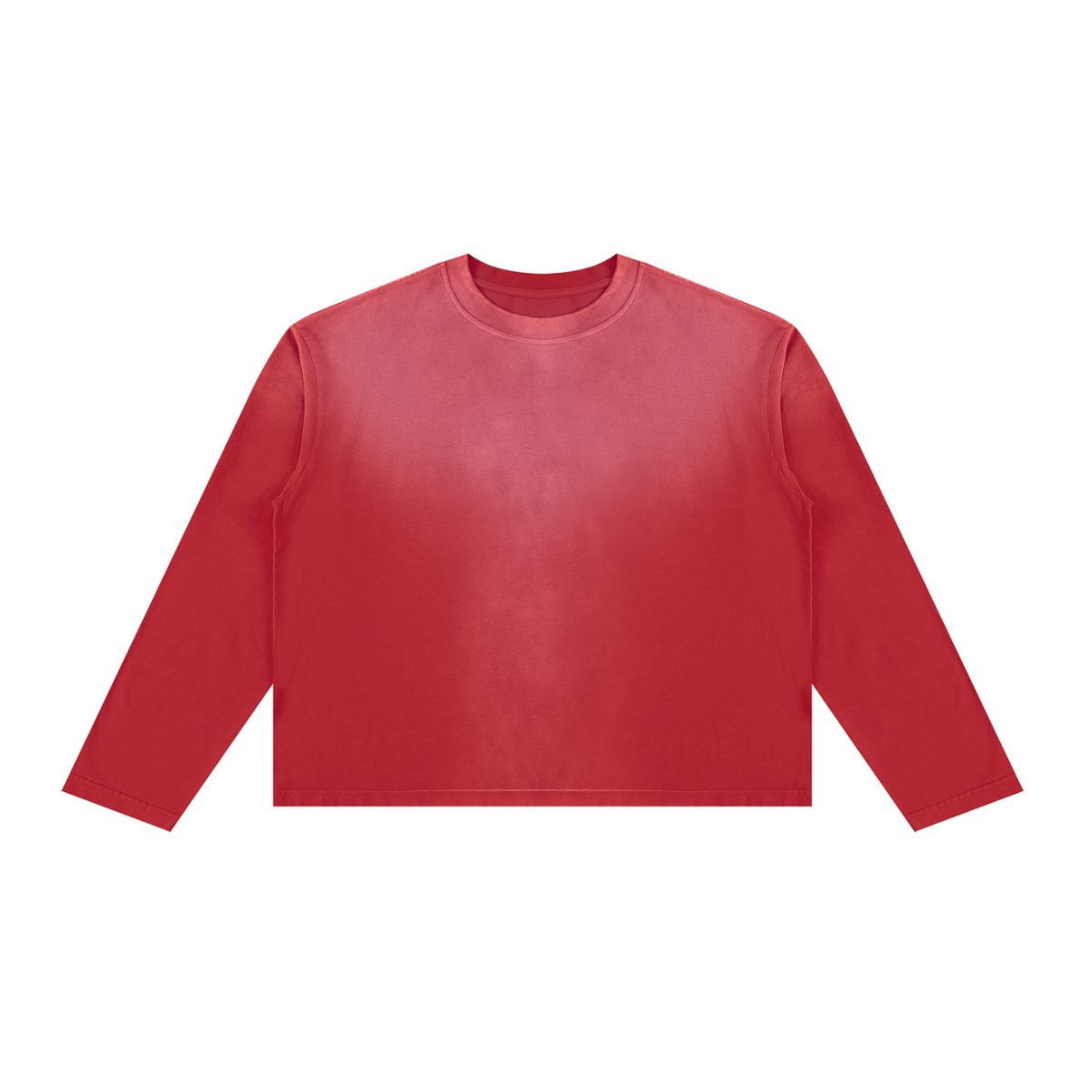 Unisex Sunfade Boxy Long Sleeve T-Shirt