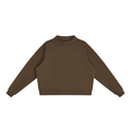 Essential Fleece Mock-Neck Crew Sweatshirt
