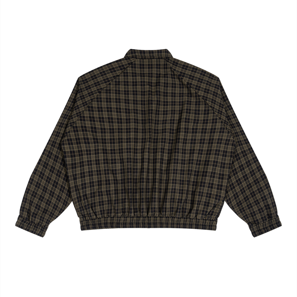 Unisex Plaid Full-Zip Track Jacket
