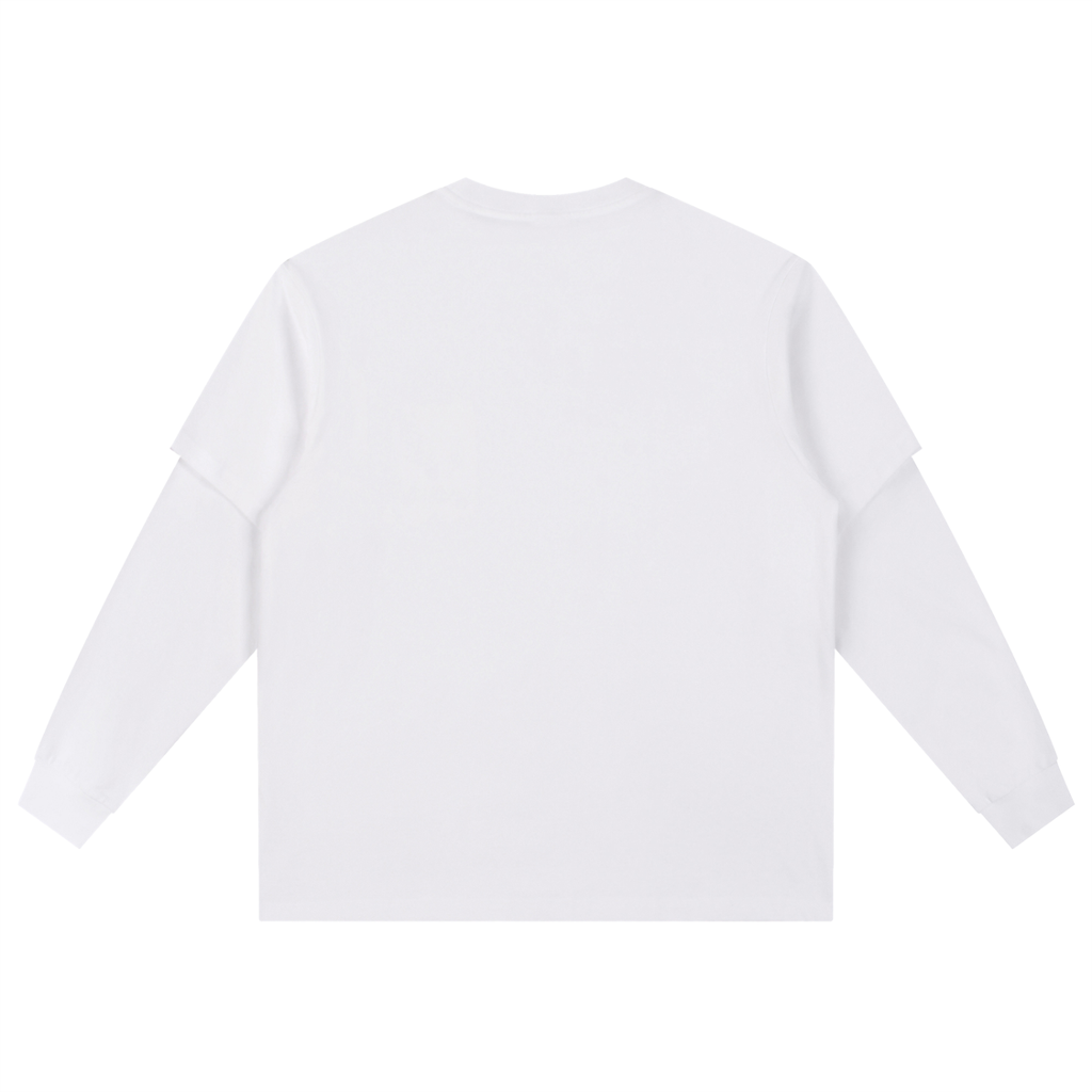 Layered Long Sleeve Oversized Tee