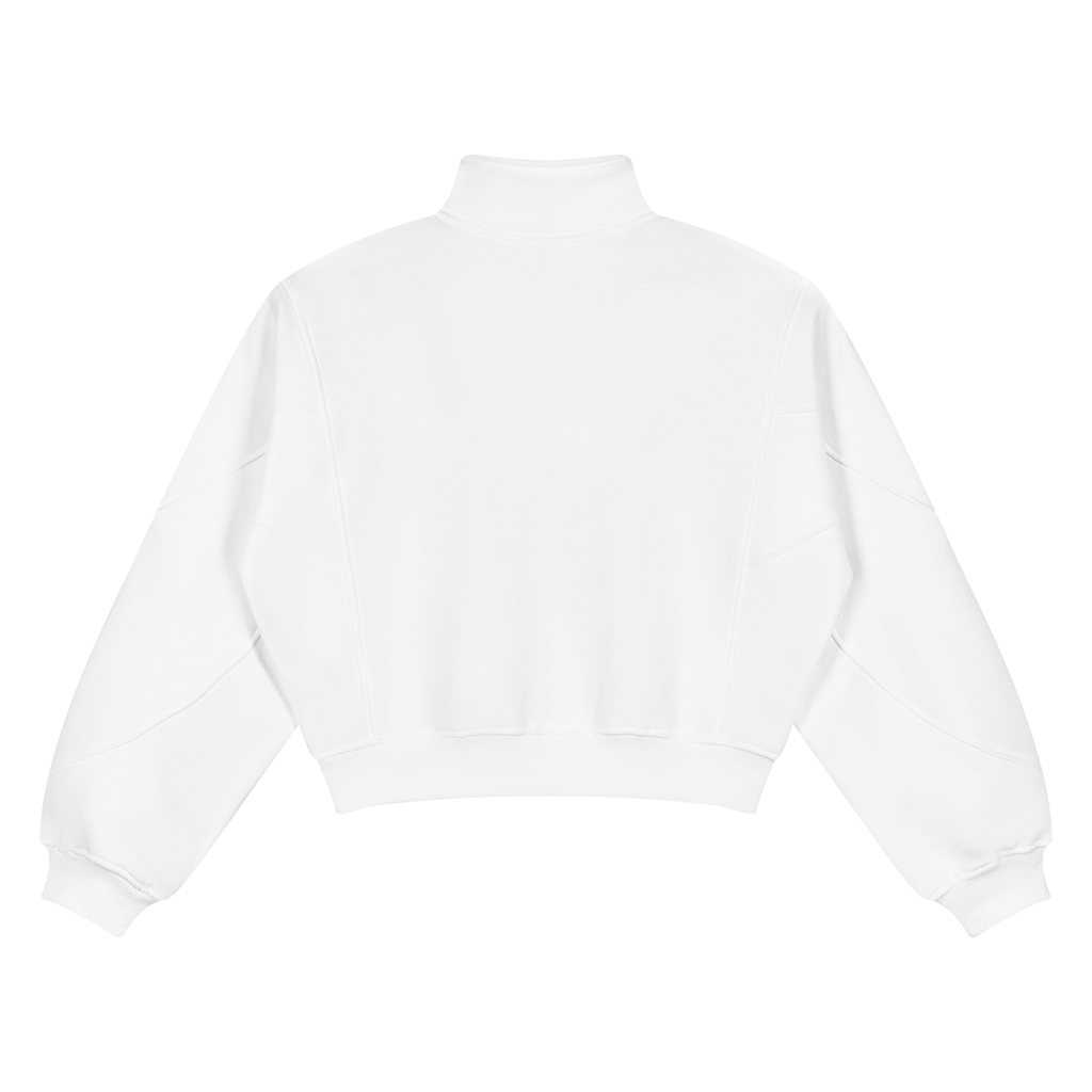 Women’s Loose Fleece Quarter-Zip Sweatshirt
