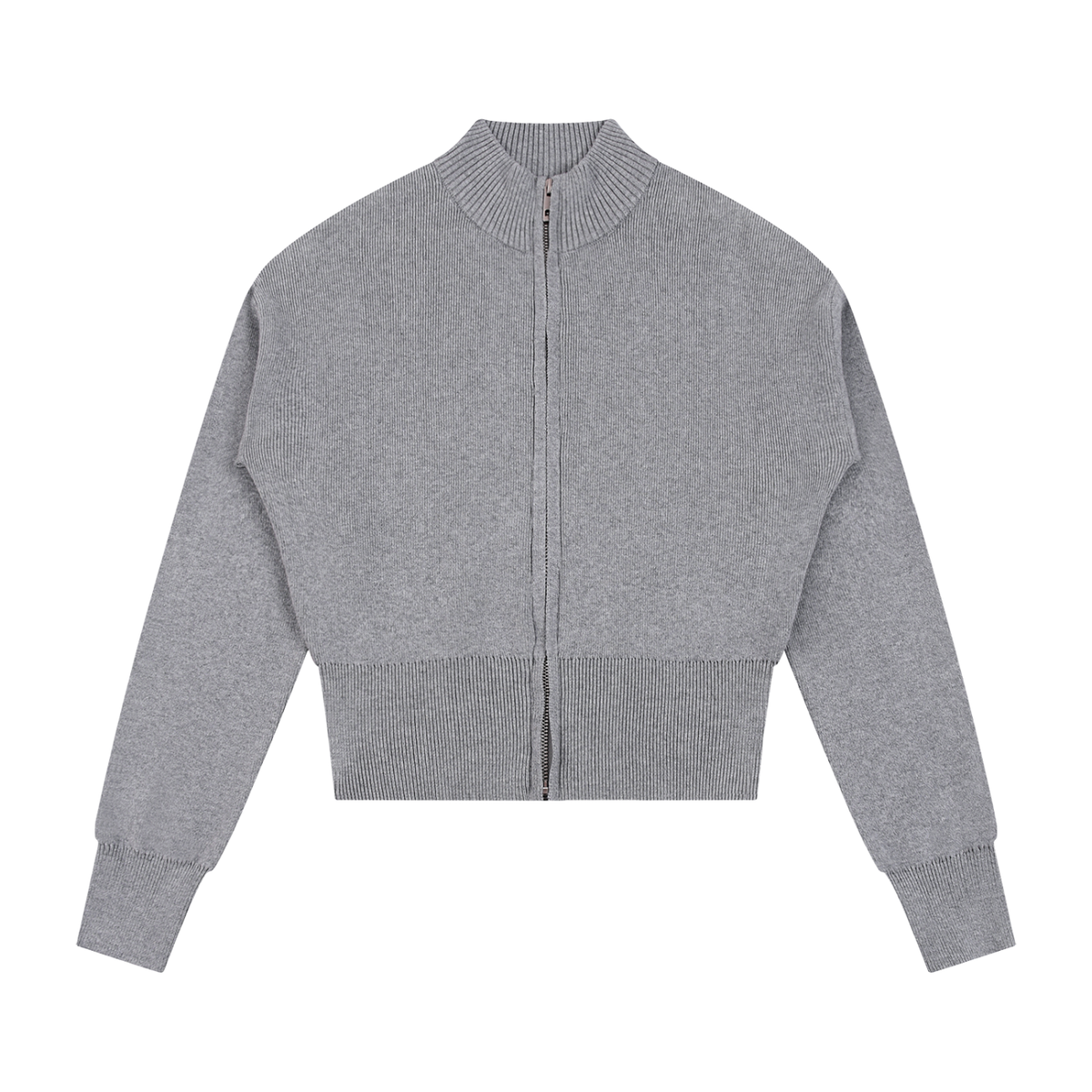 Women’s Mock Neck Zip Up Cardigan