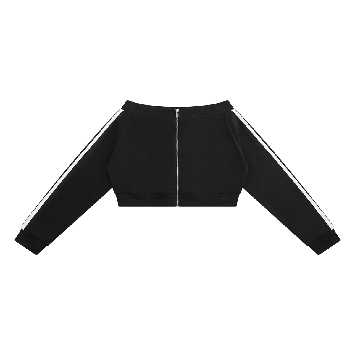 Women's Off-Shoulder Full Zip Hoodie