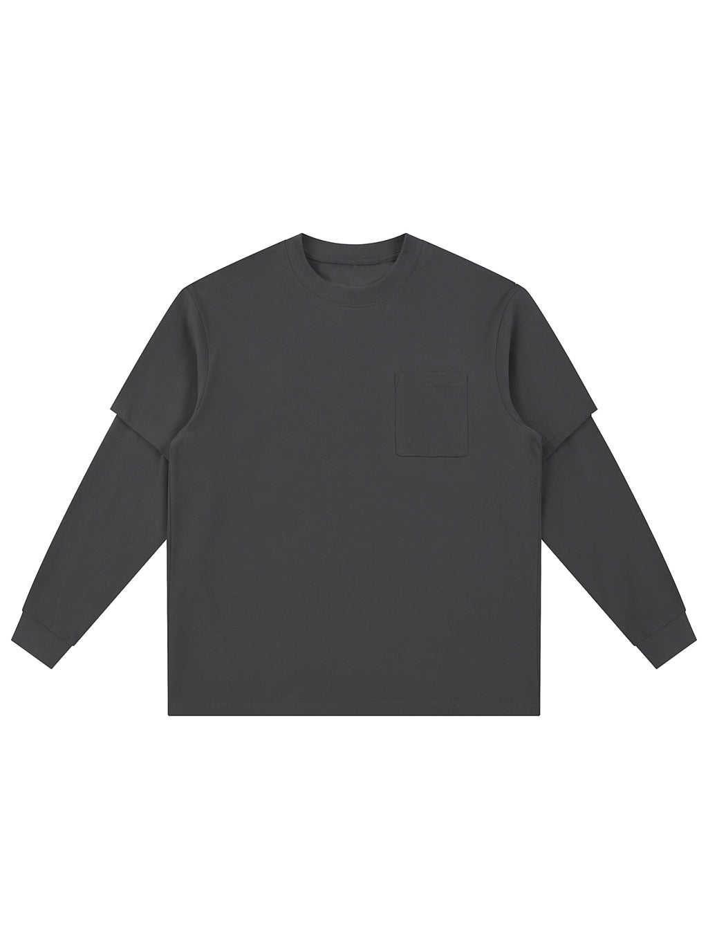 Layered Long Sleeve Oversized Tee
